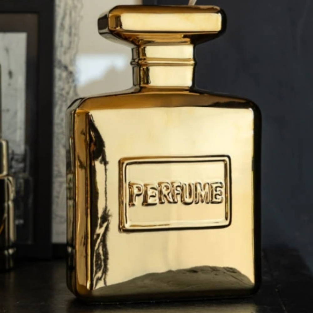 Gold Metallic Luxury Display Extra Large Vanity Beauty Decor